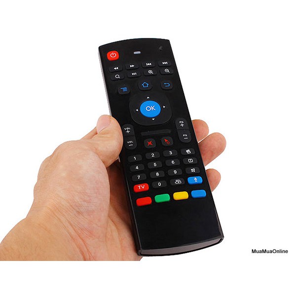 ( sale ) Chuột Bay Kiêm Bàn Phím Không Dây Và Remote Thông Minh Air Mouse Km800 (MX3) Cao Cấp