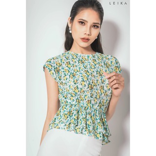Áo sơ mi cánh dơi dập ly LEIKA