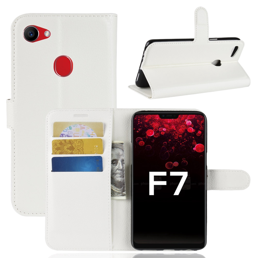 Bao da điện thoại màu trơn thiết kế thời trang và tiện dụng cho OPPO F7 | BigBuy360 - bigbuy360.vn