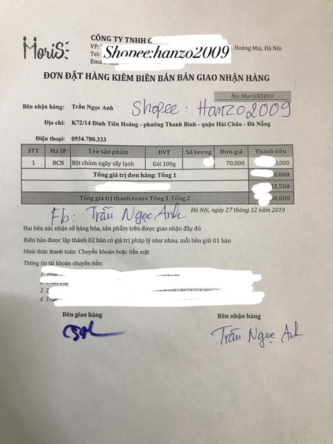 Bột chùm ngây sấy lạnh Moris giữ nguyên dinh dưỡng