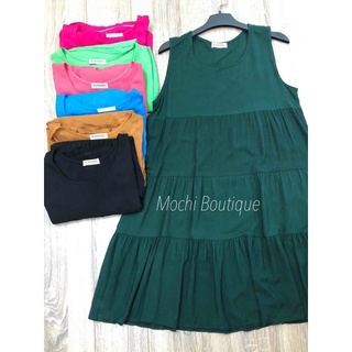 VÁY LANH BẦU dáng babydoll sát nách