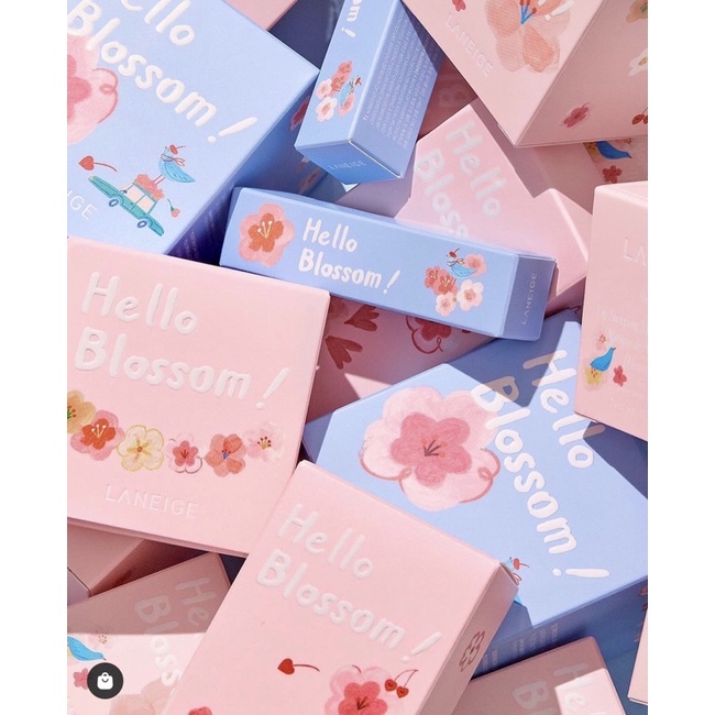 LIMITED 2022 Mặt nạ ngủ môi LANEIGE Hello cherry blossom lip sleeping mask 20g