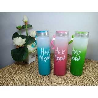 MUA LẺ GIÁ SỈ ( CHỌN MÀU BÌNH NƯỚC THỦY TINH HELLO MASTER 450ML có hộp MSP:BNHELLO09b27k