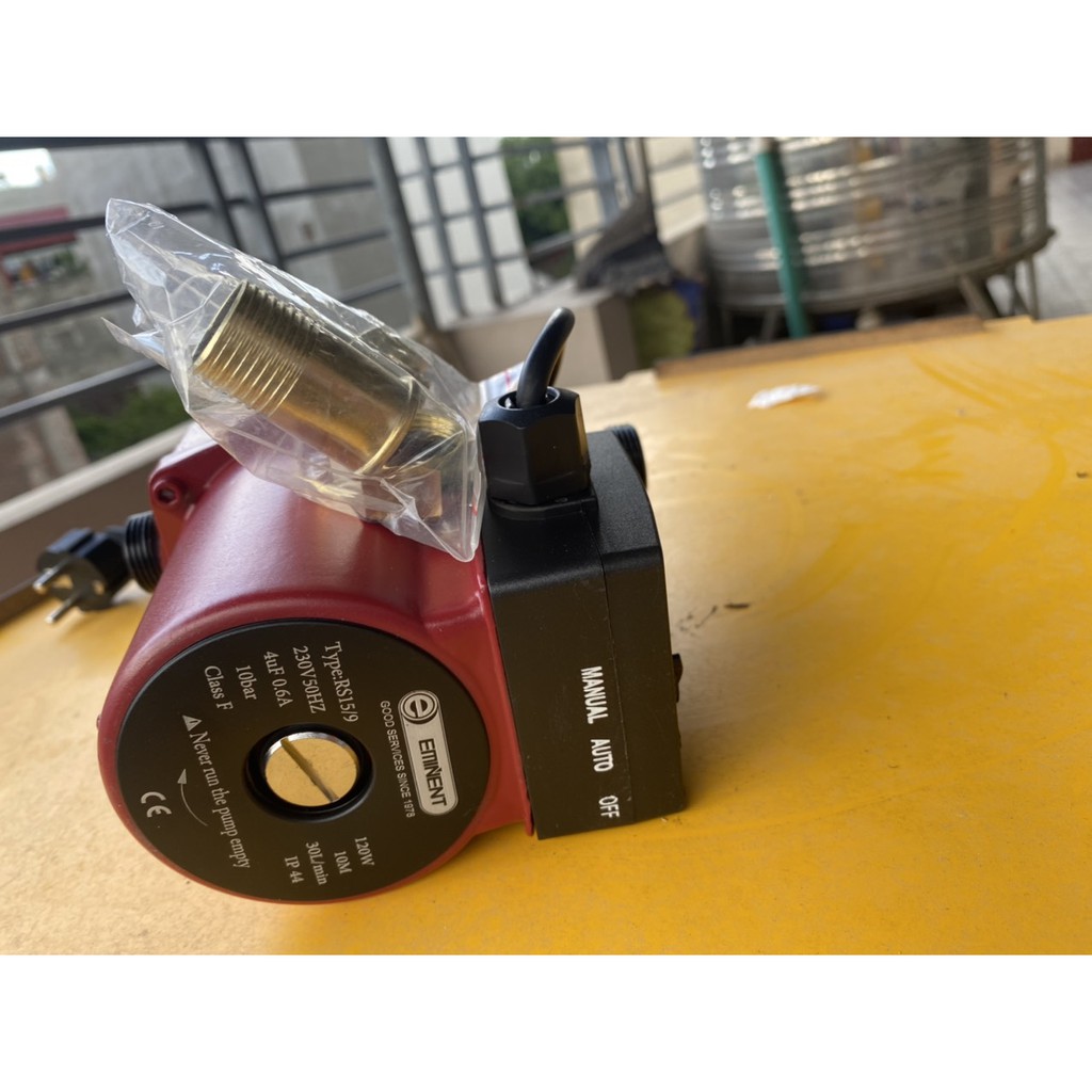 Bơm tăng áp nước nóng siêu êm Eminent Thái Lan 120W