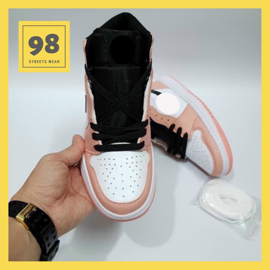 ⚡️[𝐈𝐛 𝐗𝐞𝐦 𝐕𝐃, 𝐀̉𝐧𝐡 𝐂𝐡𝐢 𝐓𝐢𝐞̂́𝐭][𝐅𝐫𝐞𝐞𝐬𝐡𝐢𝐩 + 𝐅𝐮𝐥𝐥𝐛𝐨𝐱]Giày Thể Thao Sneaker  Hồng Trắng Cổ Cao