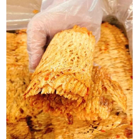 300g 🔥 Mực cán tẩm vị LOẠI 1, ăn vặt an giang, ăn vặt long xuyên