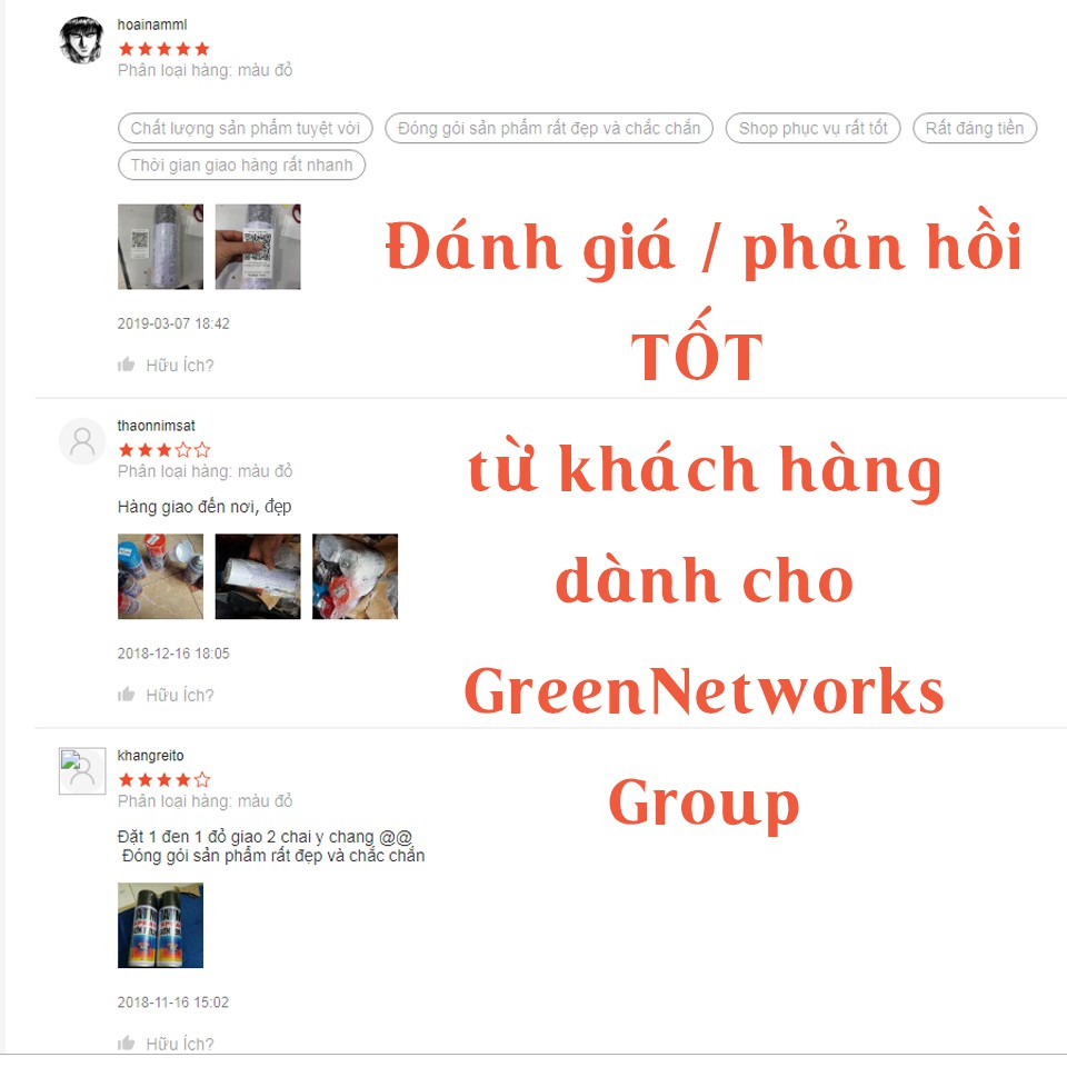  Sơn xịt ATM SRAY sơn phun cao cấp nhiều màu GreenNetworks