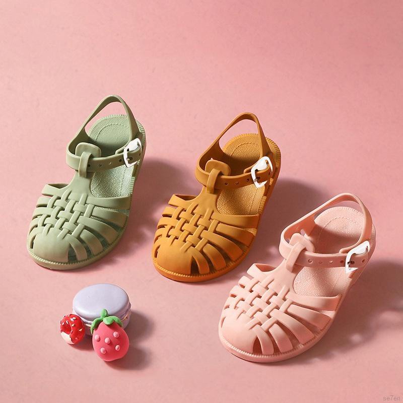 Giày Xăng ĐẶC ĐIỂM:an Đế Bằng Màu Trơn Phối Khóa Cài Se7En Cho Bé 1-4 Tuổi