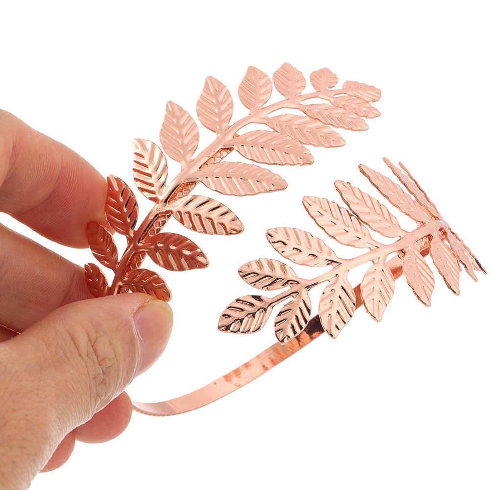 Vòng Đeo Tay Bằng Kim Loại Hình Lá Thời Trang Ket1 Laurel