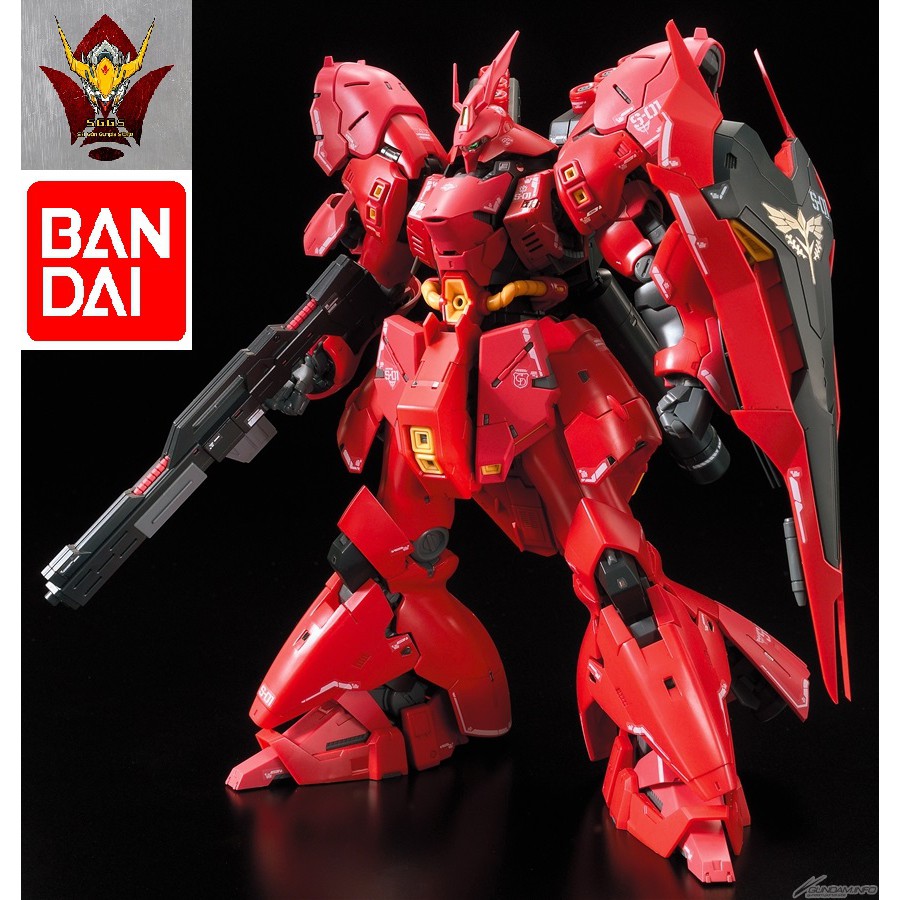 Mô Hình Lắp Ráp RG Sazabi 1/144 Msn-04 Gundam Bandai Uc Đồ Chơi Anime Nhật