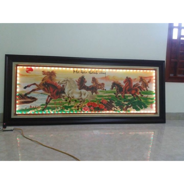 Tranh thêu mã đáo thành công khổ lớn( 2.2mx83cm