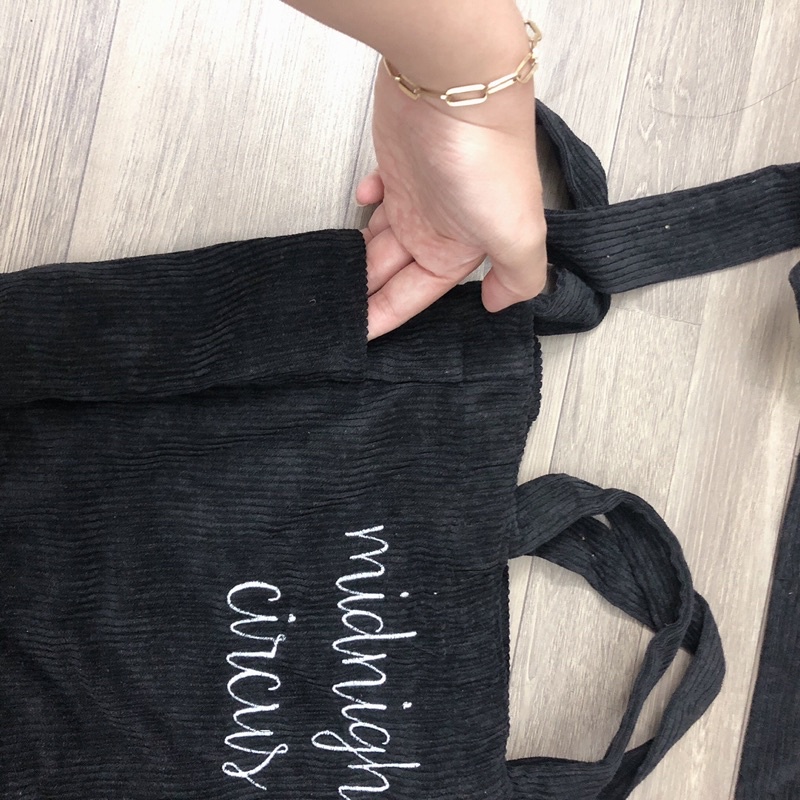 Túi đeo chéo công sở Midnight vải tike dày vừa a4 (có sẵn+hình thật)