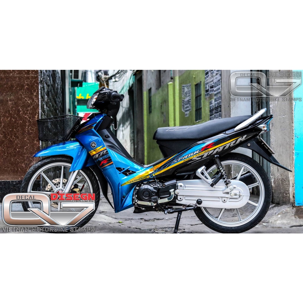 Tem Rời Sirius 110 Xanh Đen