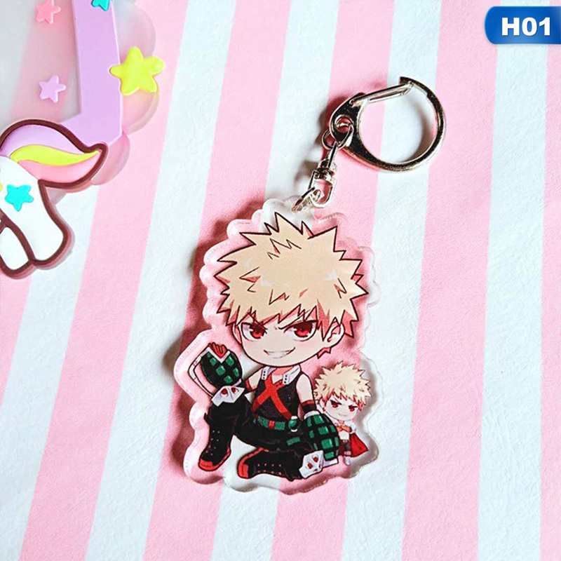 Tmdbyx Móc Khóa Acrylic Trong Suốt Hình Nhân Vật Phim Học Viện Siêu Anh Hùng