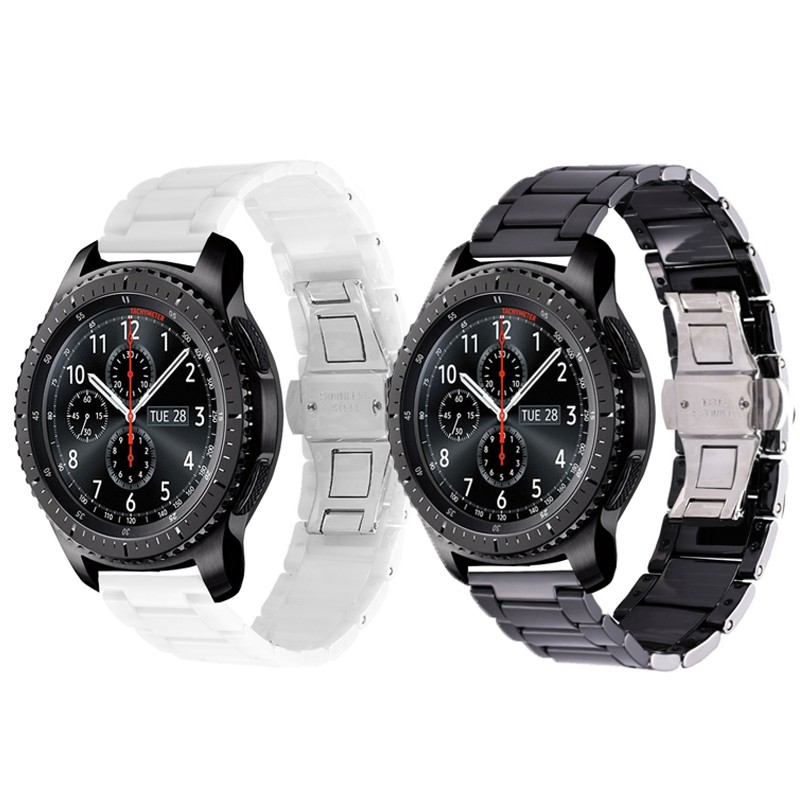 Dây gốm sứ cao cấp cho đồng hồ Samsung Gear S3 Classic Frontier