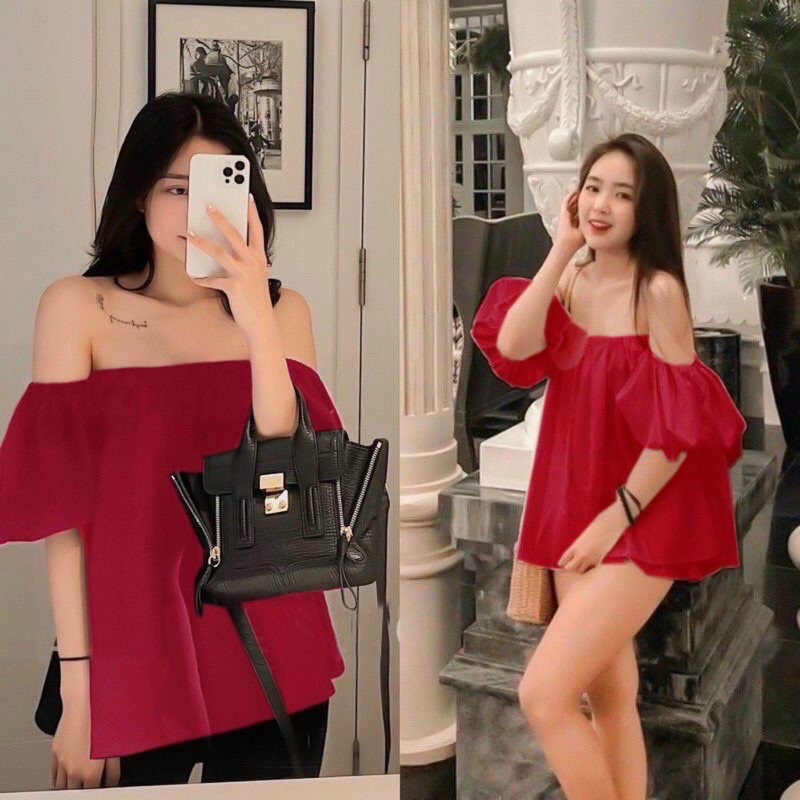 Áo bẹt vai bigsize sexy