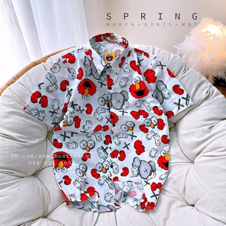 [Banana]- Áo sơ mi hoạt hình  (M,L,XL, XXL)