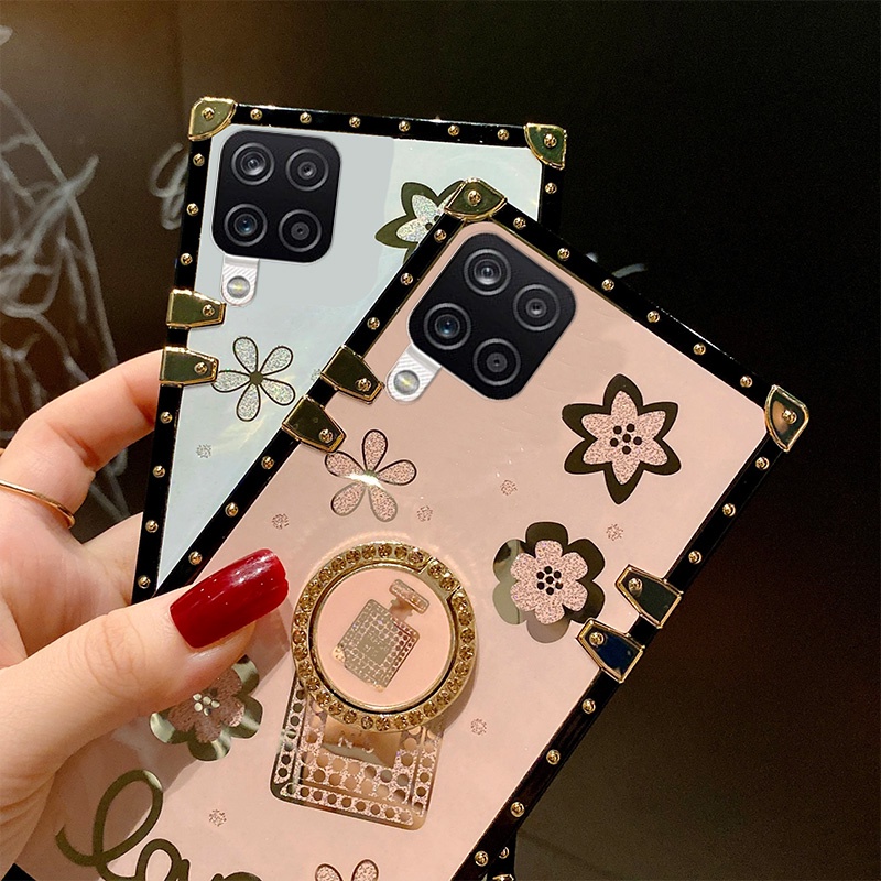 Ốp Điện Thoại Vuông Chống Sốc Có Vòng Đỡ Kim Cương Điều Ước Cho Samsung Galaxy Note 20 Ultra 20+ Note 10 10+ Note 9 8