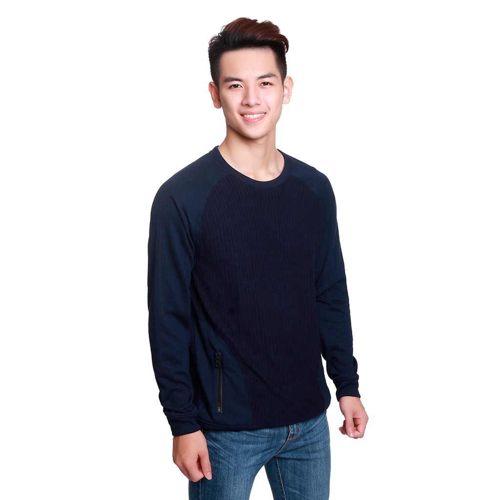 Áo thun nam dài tay cổ tròn Narsis D7053