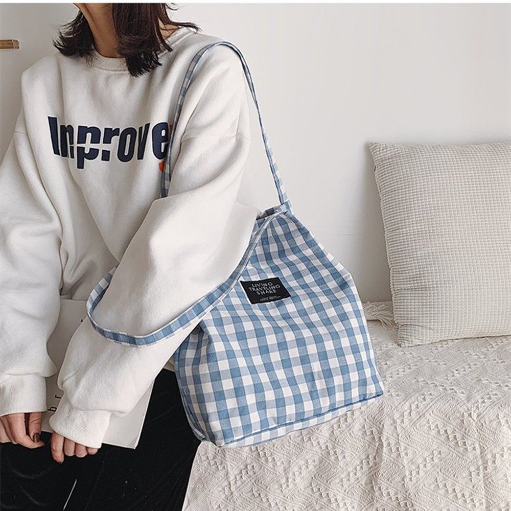 Túi xách cotton nhiều màu sắc tuỳ chọn thời trang cho nữ