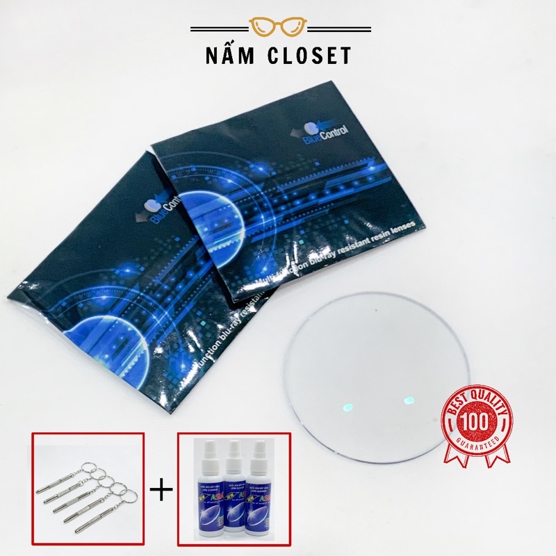 Tròng Kính Cận Loạn Ánh Sáng Xanh Nams