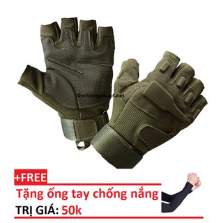 Găng tay xe máy cụt ngón đi phượt giá rẻ