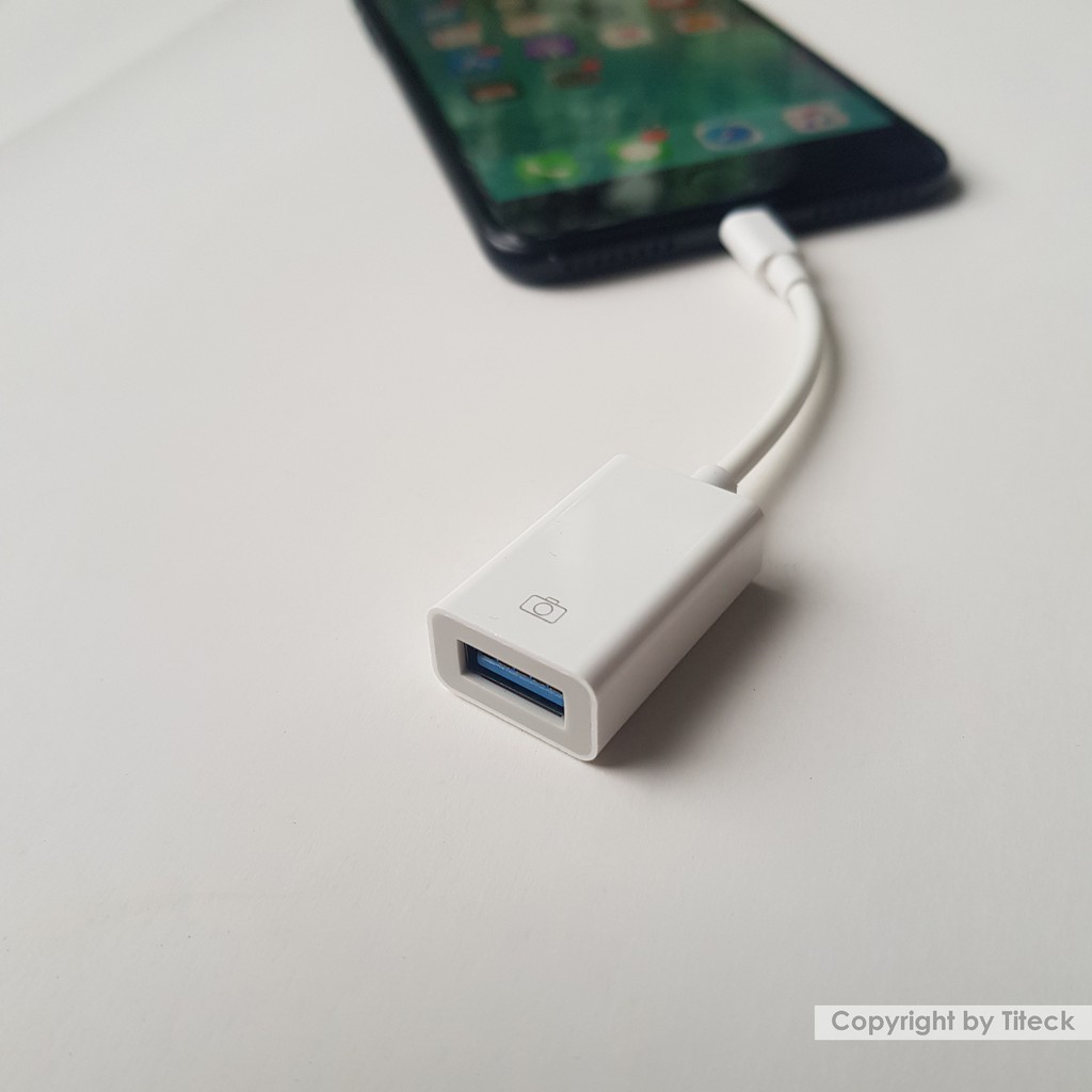 Cáp OTG iPhone, iPad kết nối với chuột, bàn phím và máy ảnh ( Lightning to USB )