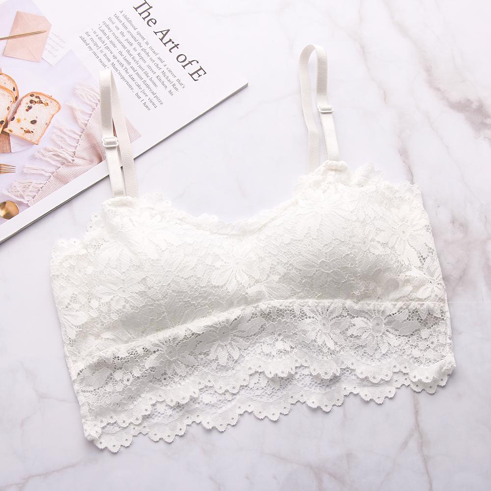 ME Áo Lót Nâng Ngực Phối Ren Hoa Thời Trang Mùa Hè Cho Nữ
