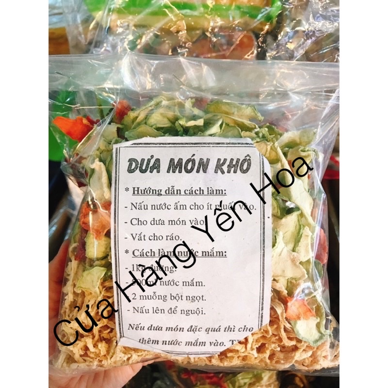 Dưa món khô - 5 loại rau củ quả sấy