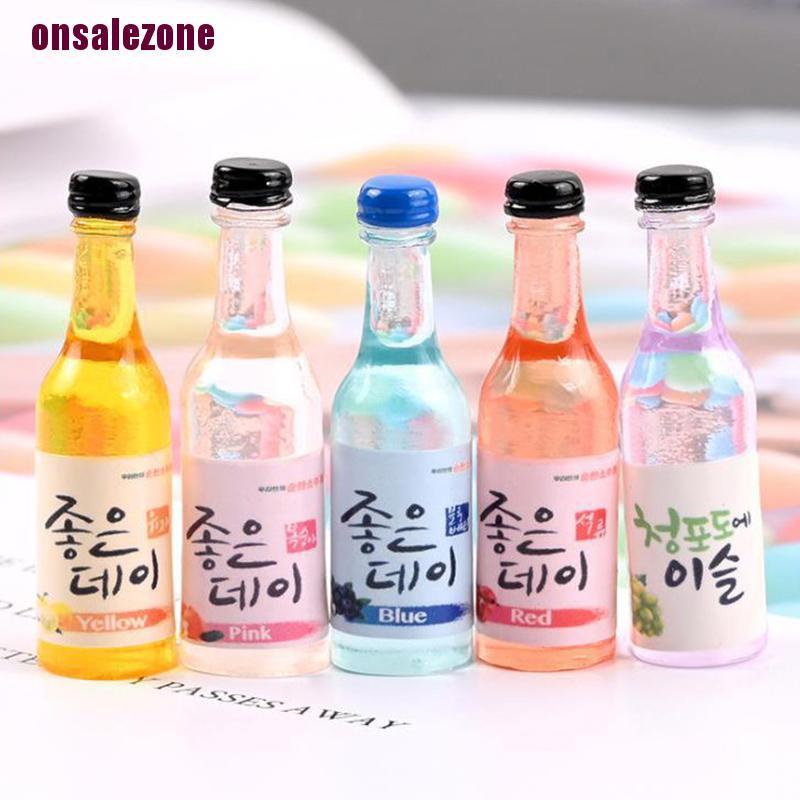 Set 10 Mô Hình Chai Nước Mini Trang Trí Nhà Búp Bê