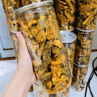 Bán sỉ da cá trứng muối hủ pet 250gr