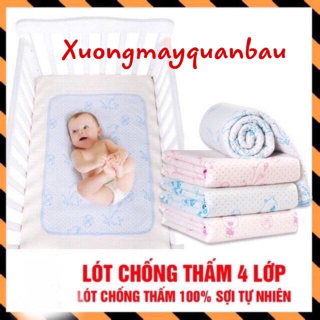 Tấm Lót Chống Thấm - Chất Liệu Mềm Mại - Không Gây Kích Ứng