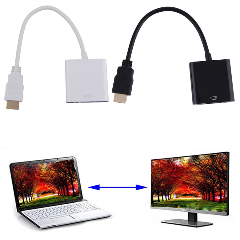 Dây cáp chuyển đổi HDMI 1080P sang VGA tiện dụng dành cho PC DVD HDTV