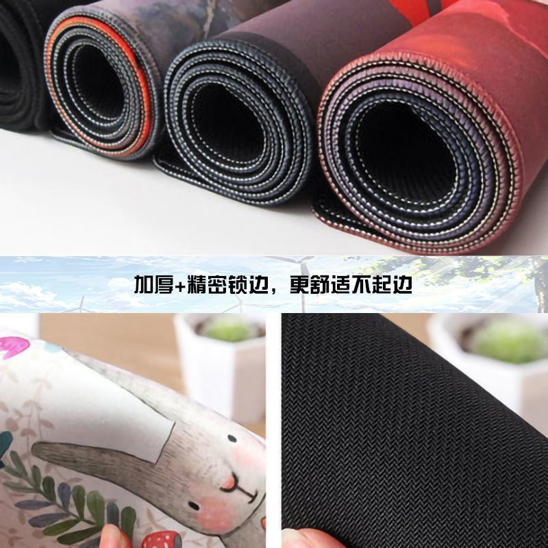 Thảm Lót Chuột Và Bàn Phím Máy Tính Hình Hoạt Hình Dễ Thương