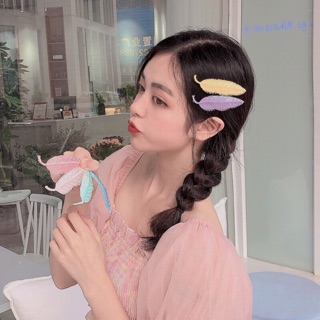 Kẹp tóc hình chiếc lá kiểu Hàn Quốc