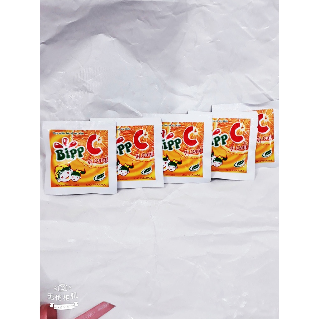 Kẹo ngậm Bipp C, bổ sung Vitamin C, giúp tăng cường đề kháng cho cơ thể
