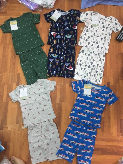 Combo 5 bộ carter chất bozip cho bé trai bé gái