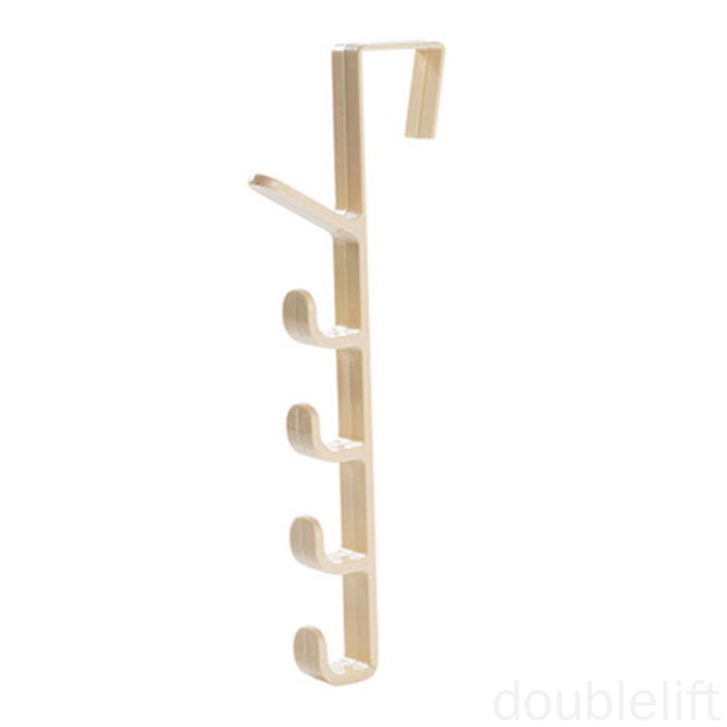 Giá Đỡ Móc Treo Đồ Gắn Tường Bằng Nhựa Tiện Dụng Cho Phòng Tắm / Nhà Bếp