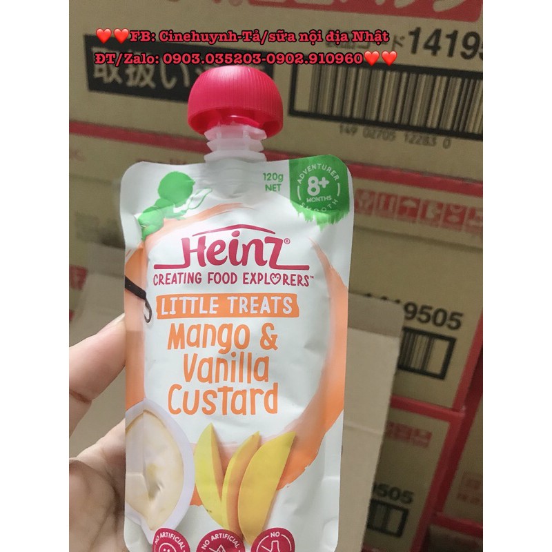 ❤️❤️VÁNG SỮA HEINZ CUSTARD nội địa Úc 120gr (date 2022)❤️❤️