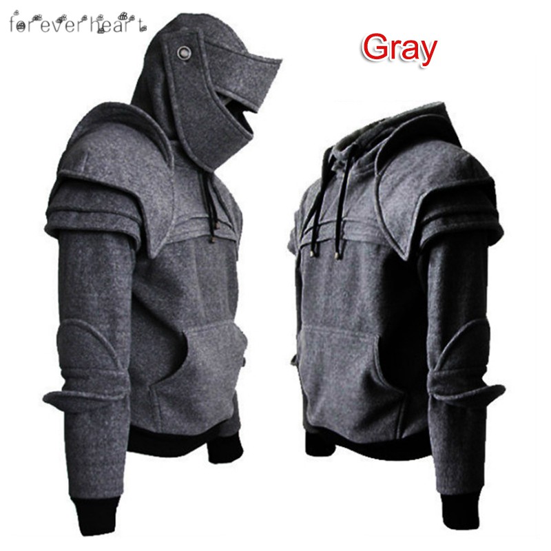 Áo Hoodie Dài Tay Phong Cách Hiệp Sĩ Trung Cổ Cho Nam