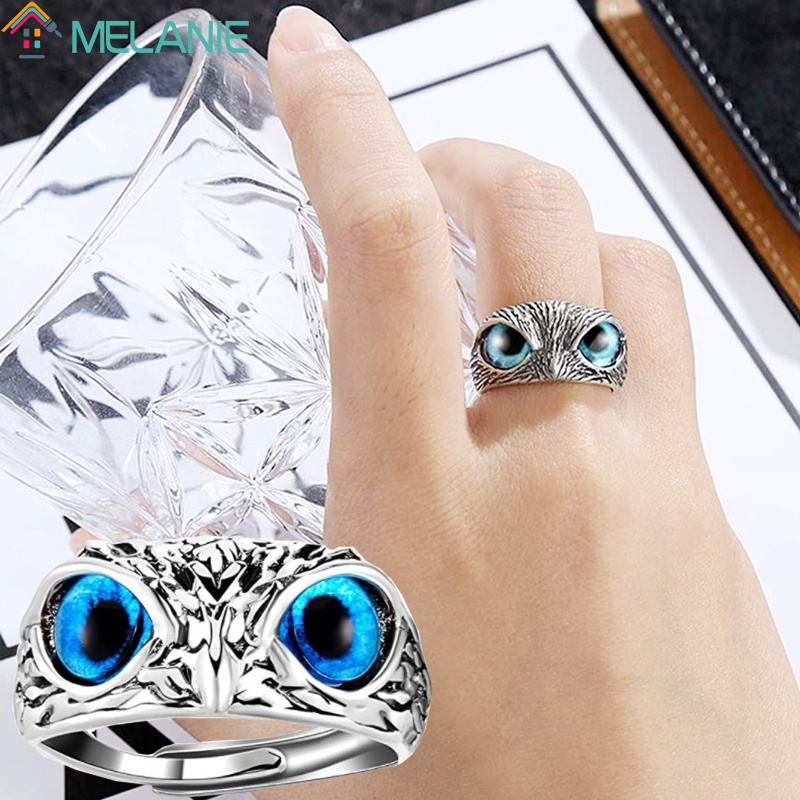Nhẫn hở hình chim cú phong cách cổ điển thời trang cho nam và nữ