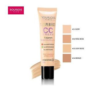 Kem nền hoàn hảo CC Cream 123 Perfect Bourjois Paris tone 31 ivory