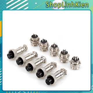 Bộ 2 Jack GX12 Đực Cái Từ 2P-7P