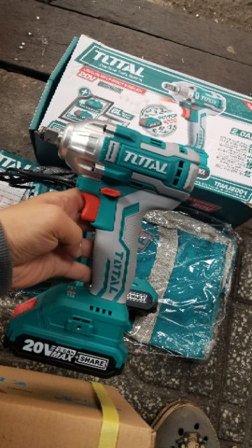 máy siết bulong pin 20v total hàng chính hãng