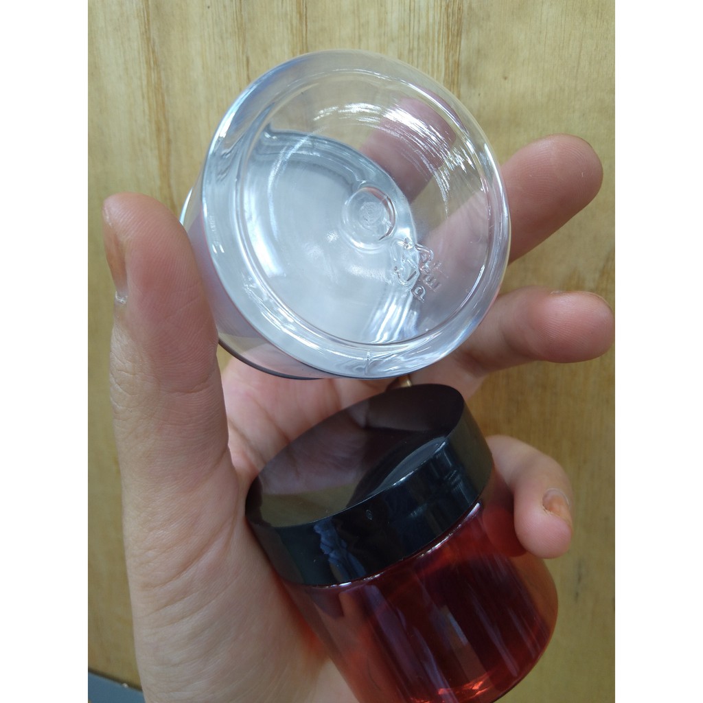 Hũ nhựa PET có lót thân trong nắp đủ màu 50g - hủ chiết mỹ phẩm, đựng kem, phụ kiện du lịch.