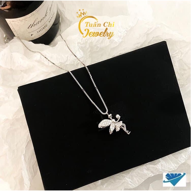 ♥️MẪU MỚI♥️ Dây Chuyền Nữ- Vòng Cổ Nữ Bạc Cao Cấp, Mặt Dây Chuyền Thiên Thần Dễ Thương