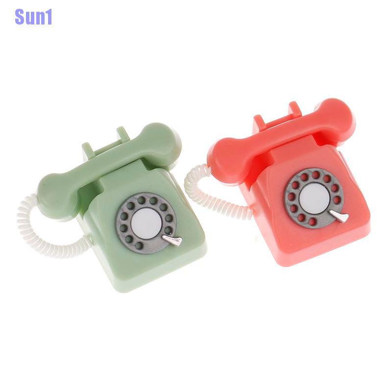 Mô Hình Điện Thoại Mini Tỉ Lệ 1: 12 Xinh Xắn Dành Cho Búp Bê