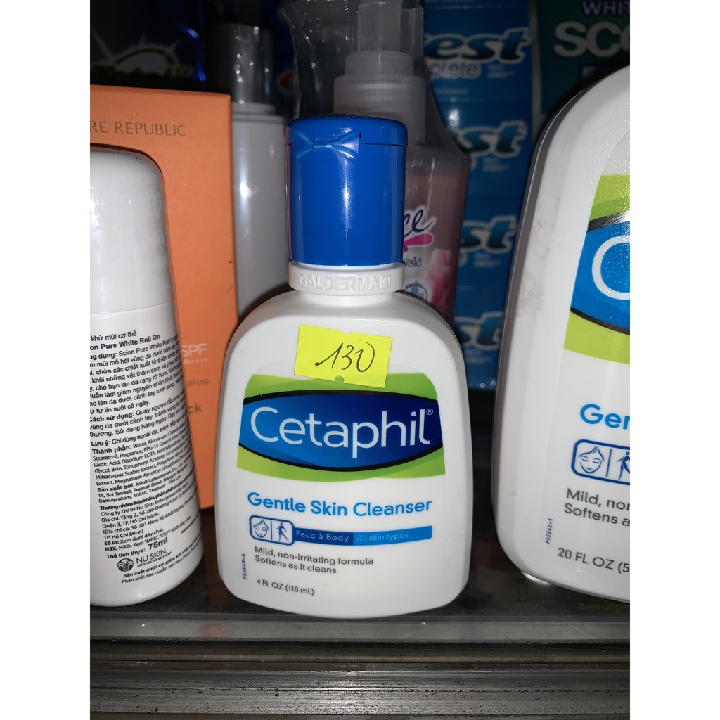 SỮA RỬA MẶT CETAPHIL SKIN CLEANER 118ML - 591ML