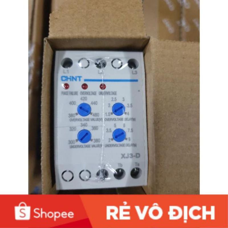 Bảo vệ mất pha XJ3-D Chint xj3d , chống mất pha cho các thiết bị điện. Chint chính hãnh