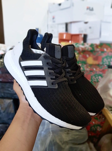 [FREE SHIP+ FULLBOX] Giày thể thao Ultra Boost đen sọc trắng